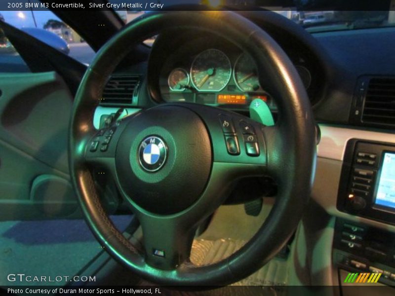 Silver Grey Metallic / Grey 2005 BMW M3 Convertible