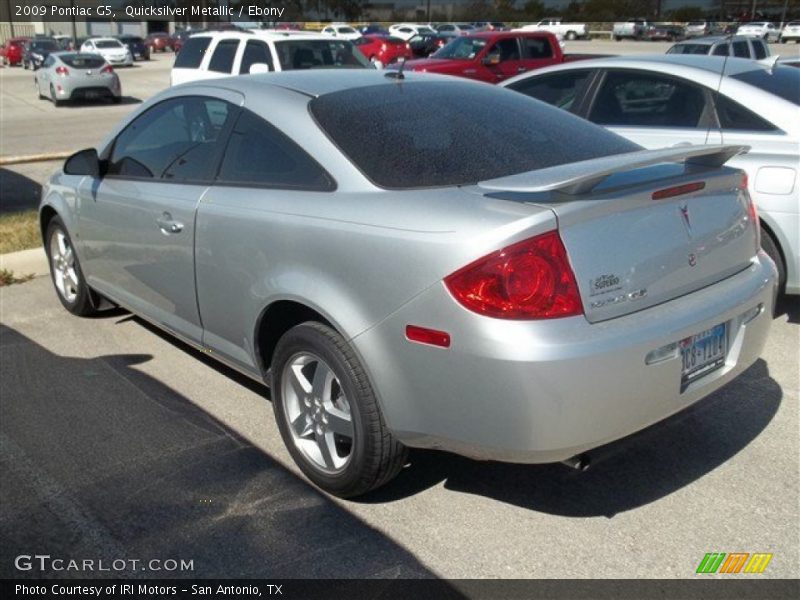 Quicksilver Metallic / Ebony 2009 Pontiac G5