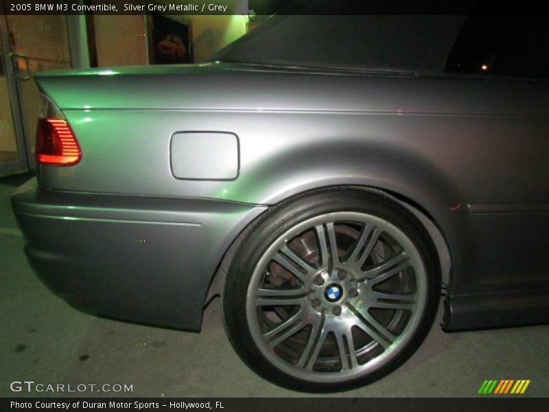 Silver Grey Metallic / Grey 2005 BMW M3 Convertible