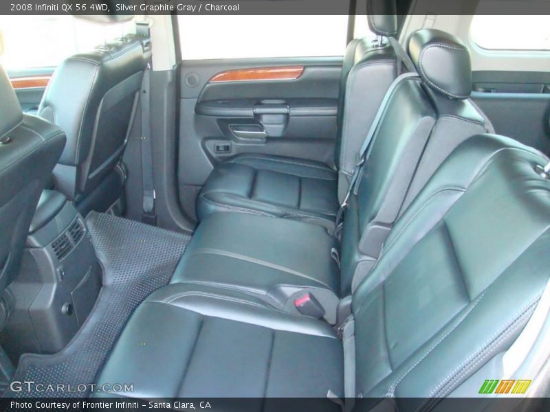 Silver Graphite Gray / Charcoal 2008 Infiniti QX 56 4WD