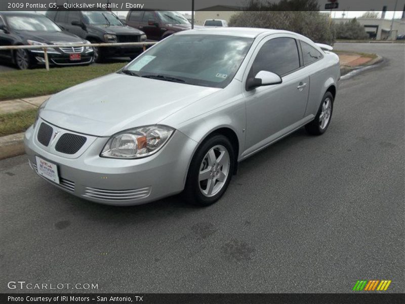 Quicksilver Metallic / Ebony 2009 Pontiac G5