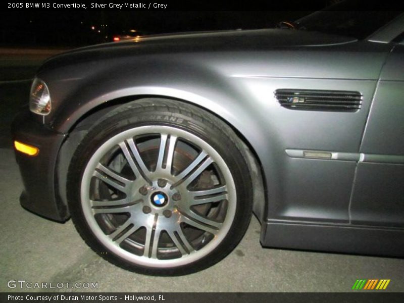 Silver Grey Metallic / Grey 2005 BMW M3 Convertible