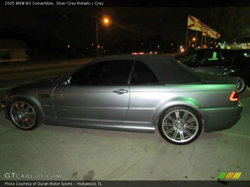 Silver Grey Metallic / Grey 2005 BMW M3 Convertible