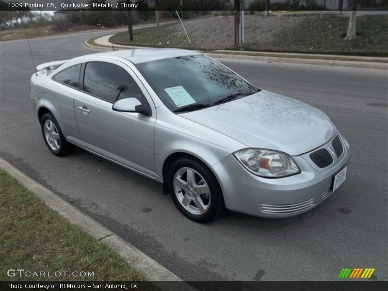 Quicksilver Metallic / Ebony 2009 Pontiac G5