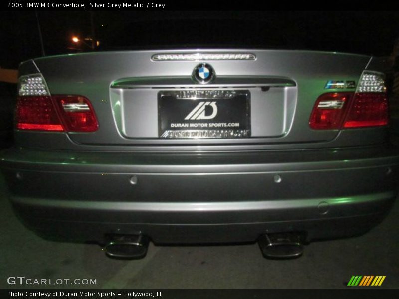 Silver Grey Metallic / Grey 2005 BMW M3 Convertible