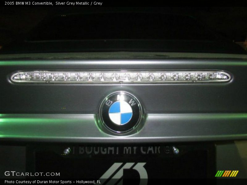 Silver Grey Metallic / Grey 2005 BMW M3 Convertible