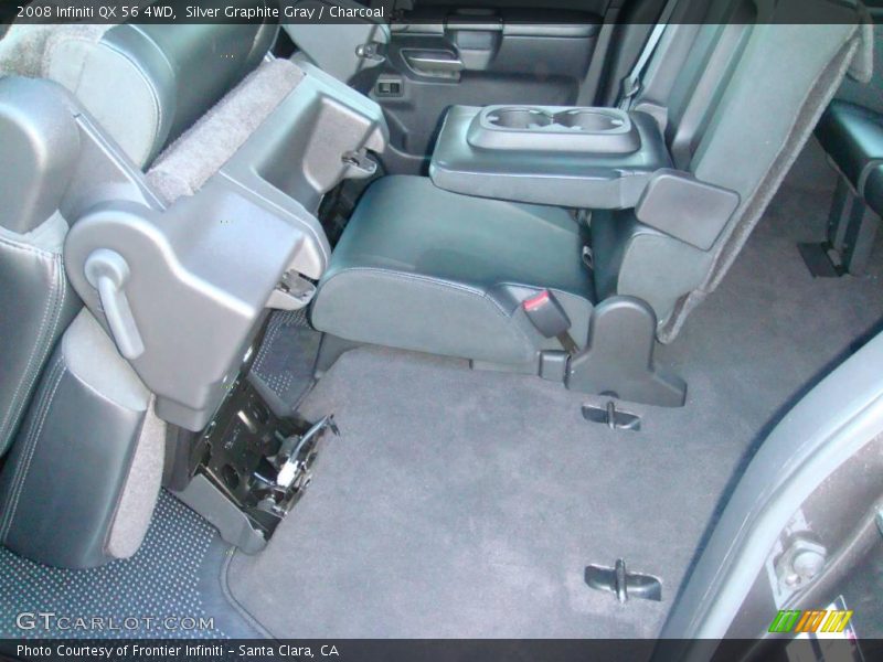 Silver Graphite Gray / Charcoal 2008 Infiniti QX 56 4WD