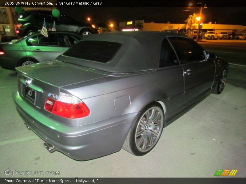 Silver Grey Metallic / Grey 2005 BMW M3 Convertible