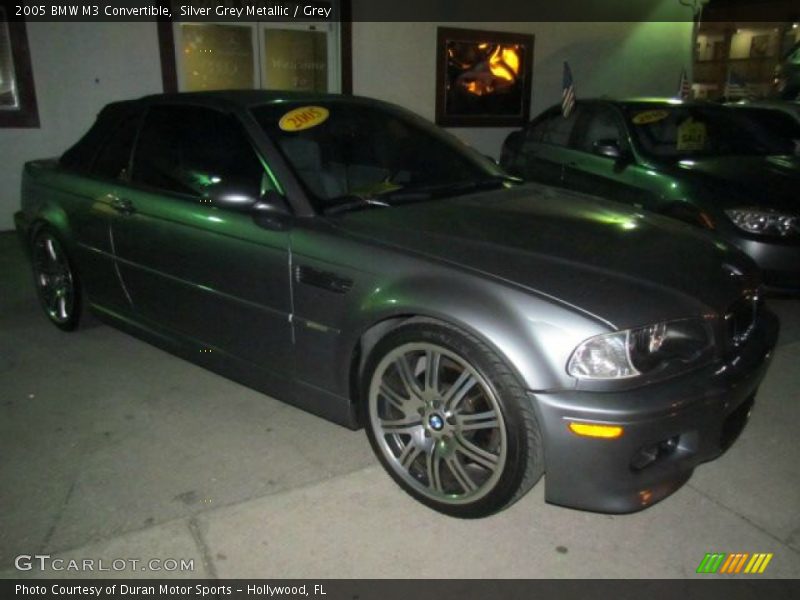 Silver Grey Metallic / Grey 2005 BMW M3 Convertible