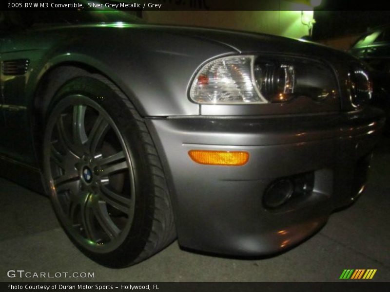 Silver Grey Metallic / Grey 2005 BMW M3 Convertible