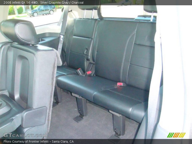Silver Graphite Gray / Charcoal 2008 Infiniti QX 56 4WD