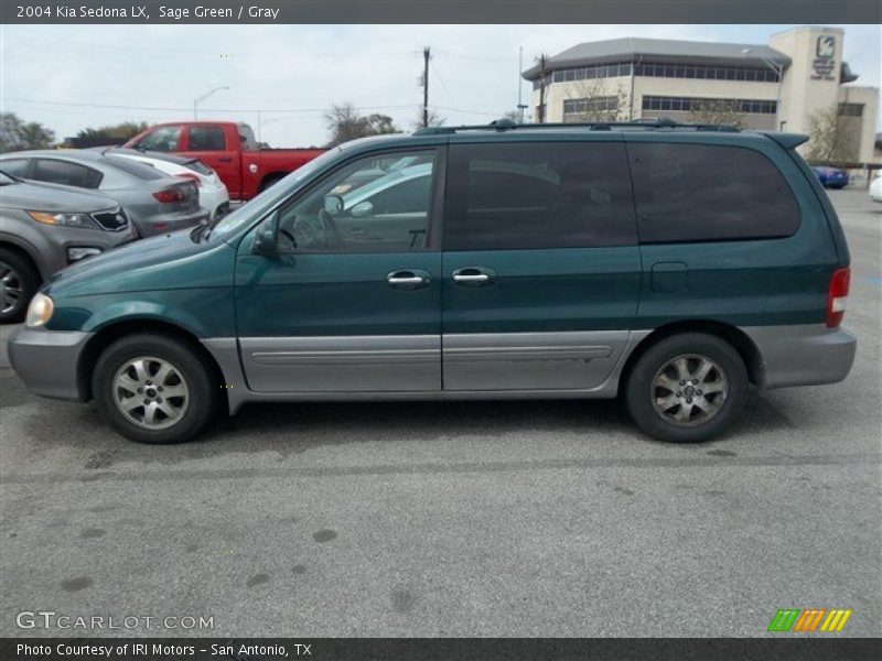 Sage Green / Gray 2004 Kia Sedona LX