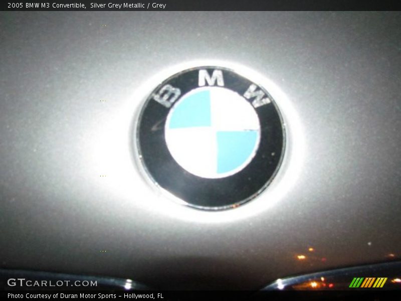 Silver Grey Metallic / Grey 2005 BMW M3 Convertible