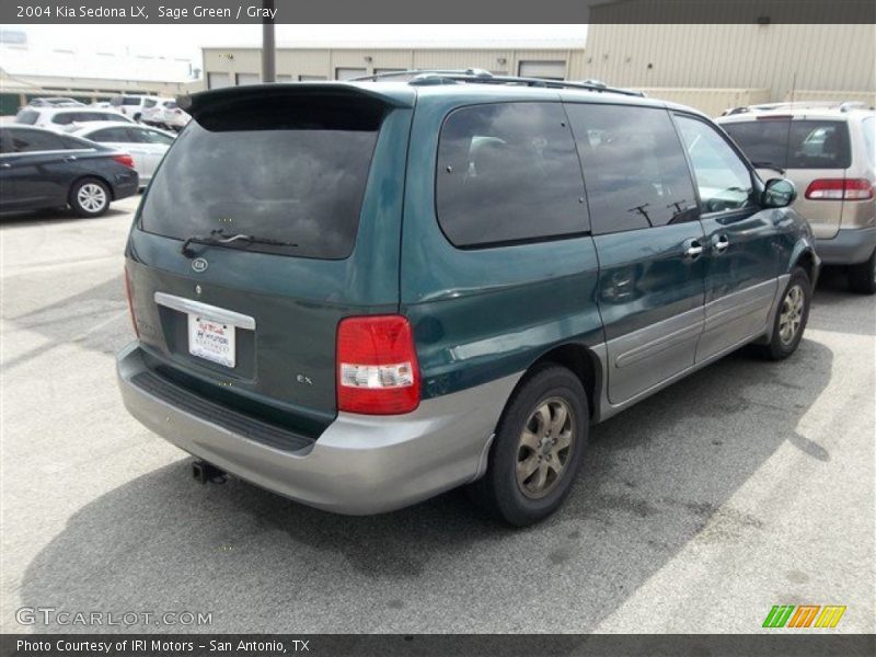 Sage Green / Gray 2004 Kia Sedona LX