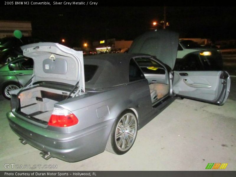 Silver Grey Metallic / Grey 2005 BMW M3 Convertible