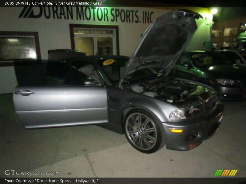 Silver Grey Metallic / Grey 2005 BMW M3 Convertible