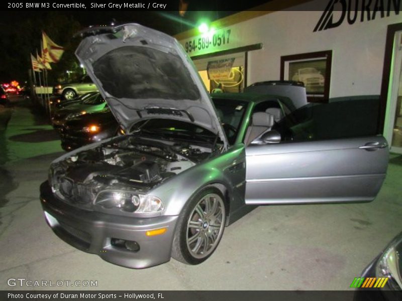 Silver Grey Metallic / Grey 2005 BMW M3 Convertible