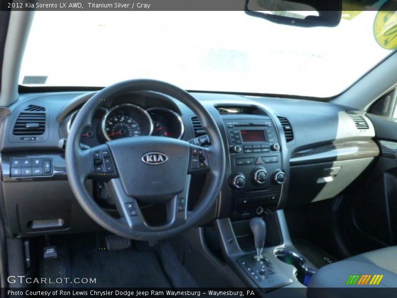 Titanium Silver / Gray 2012 Kia Sorento LX AWD