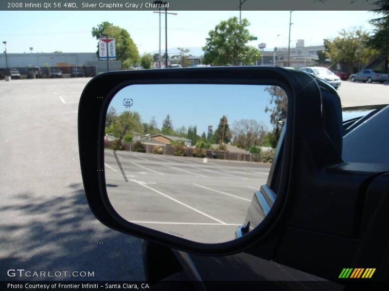 Silver Graphite Gray / Charcoal 2008 Infiniti QX 56 4WD