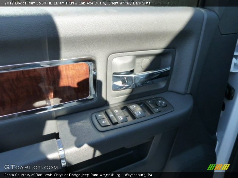 Bright White / Dark Slate 2012 Dodge Ram 3500 HD Laramie Crew Cab 4x4 Dually