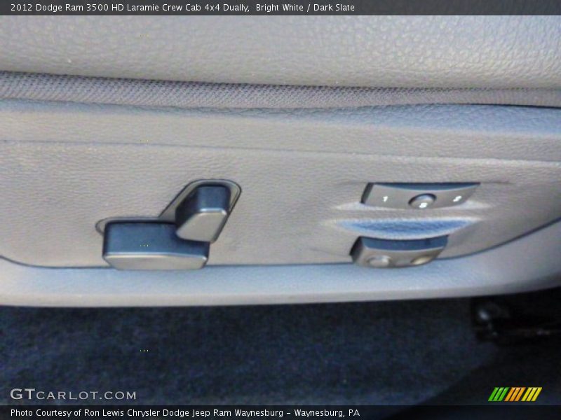 Bright White / Dark Slate 2012 Dodge Ram 3500 HD Laramie Crew Cab 4x4 Dually