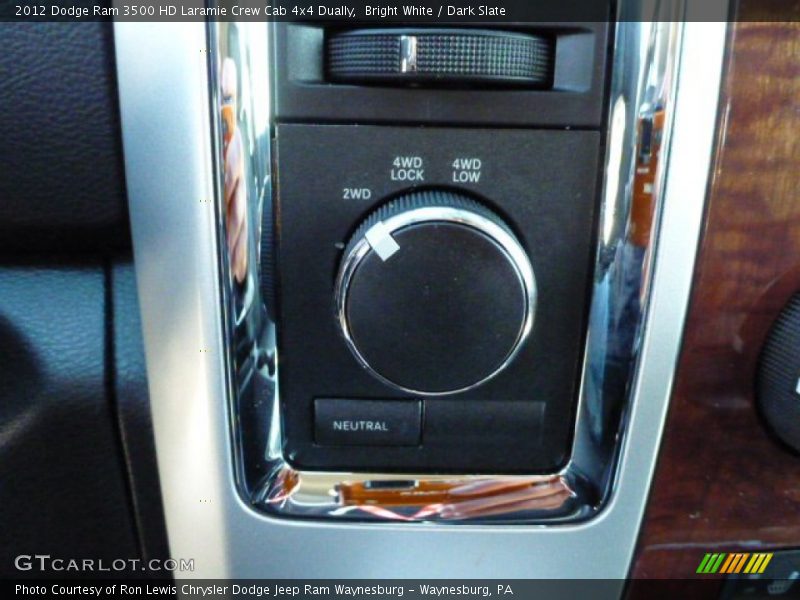 Bright White / Dark Slate 2012 Dodge Ram 3500 HD Laramie Crew Cab 4x4 Dually