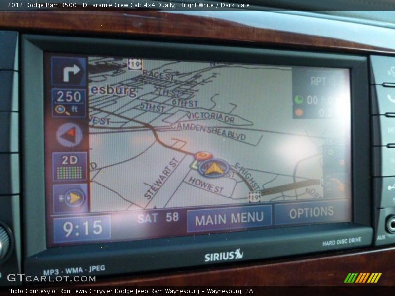 Bright White / Dark Slate 2012 Dodge Ram 3500 HD Laramie Crew Cab 4x4 Dually