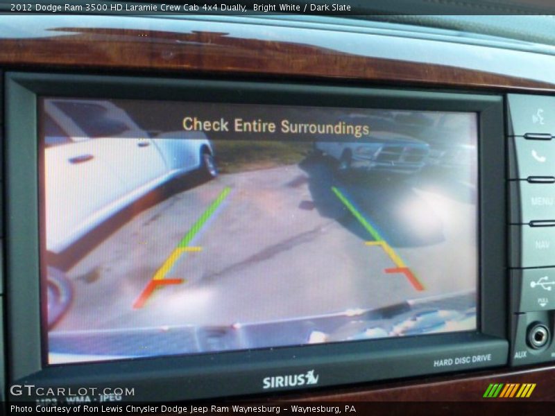 Bright White / Dark Slate 2012 Dodge Ram 3500 HD Laramie Crew Cab 4x4 Dually