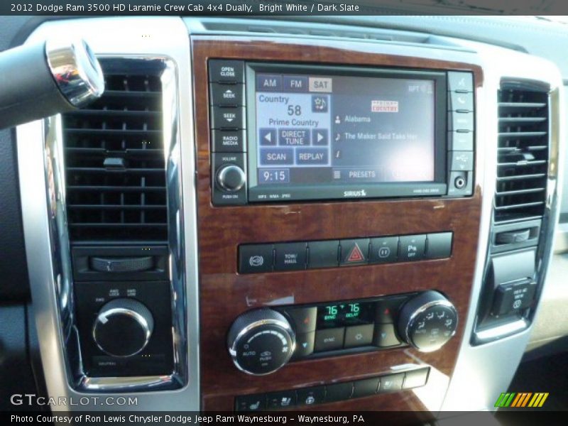 Bright White / Dark Slate 2012 Dodge Ram 3500 HD Laramie Crew Cab 4x4 Dually