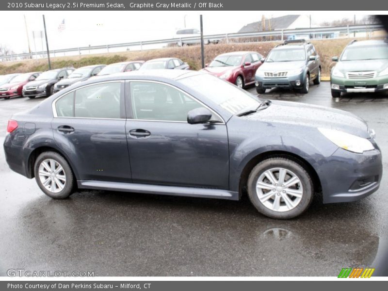 Graphite Gray Metallic / Off Black 2010 Subaru Legacy 2.5i Premium Sedan