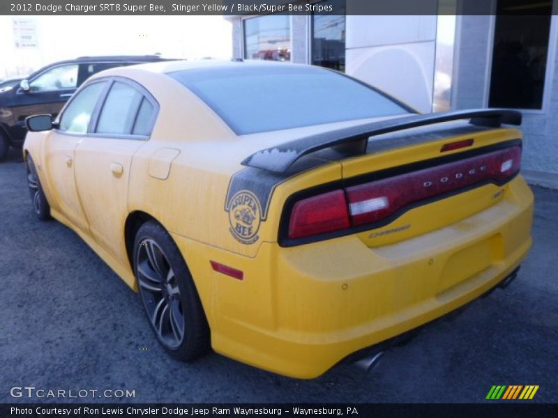 Stinger Yellow / Black/Super Bee Stripes 2012 Dodge Charger SRT8 Super Bee