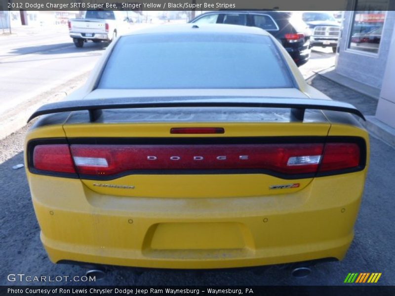 Stinger Yellow / Black/Super Bee Stripes 2012 Dodge Charger SRT8 Super Bee