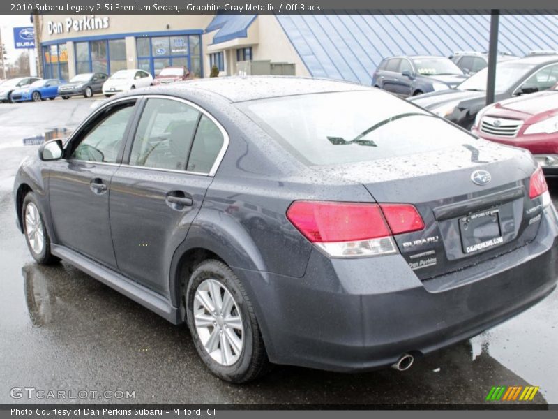 Graphite Gray Metallic / Off Black 2010 Subaru Legacy 2.5i Premium Sedan