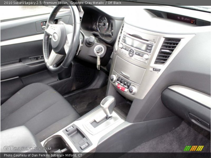 Graphite Gray Metallic / Off Black 2010 Subaru Legacy 2.5i Premium Sedan