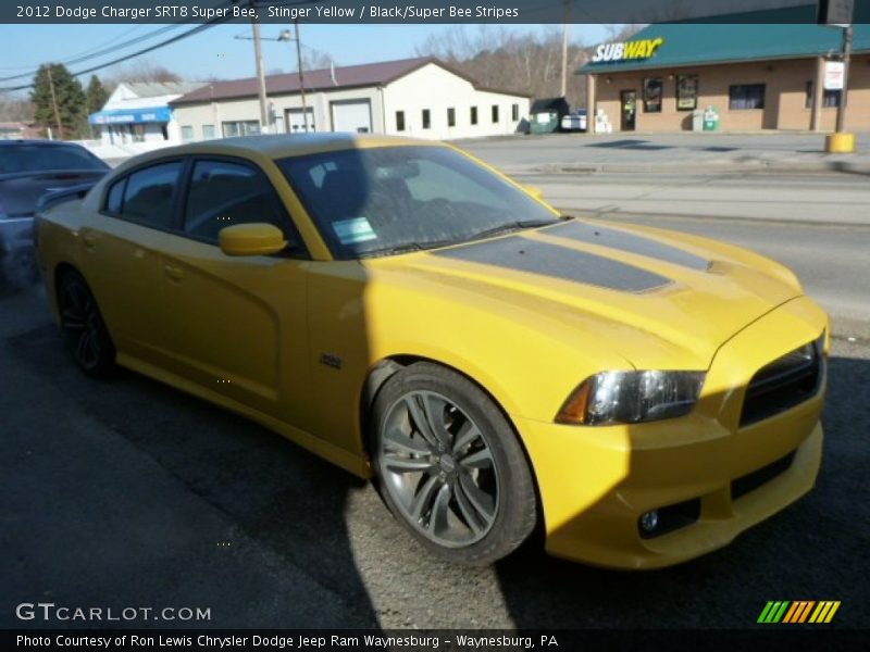 Stinger Yellow / Black/Super Bee Stripes 2012 Dodge Charger SRT8 Super Bee