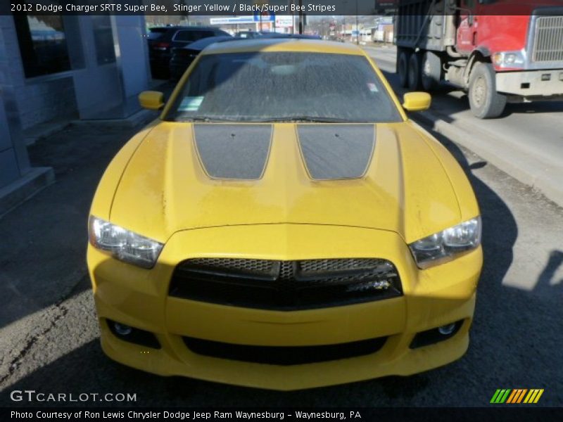 Stinger Yellow / Black/Super Bee Stripes 2012 Dodge Charger SRT8 Super Bee