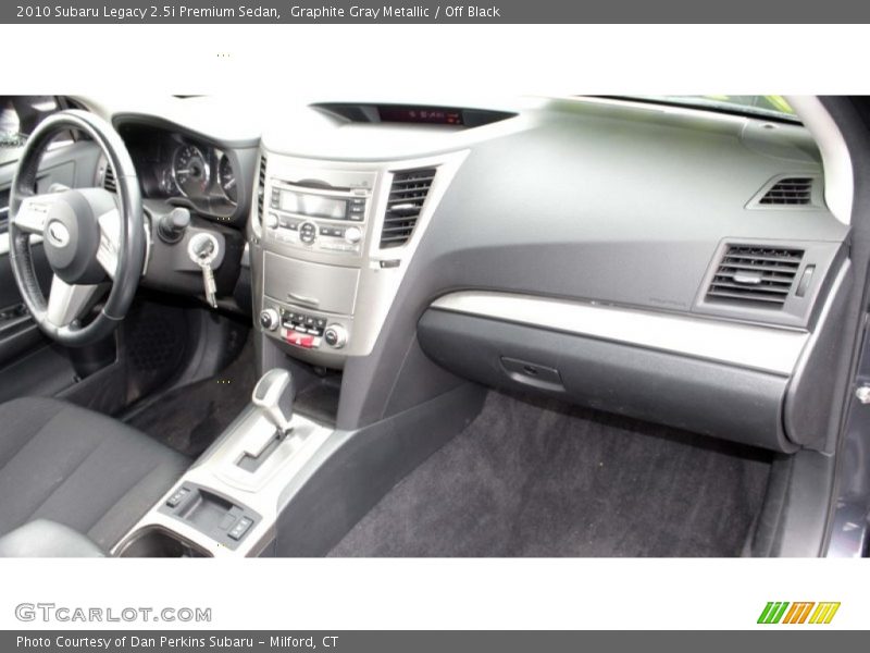 Graphite Gray Metallic / Off Black 2010 Subaru Legacy 2.5i Premium Sedan