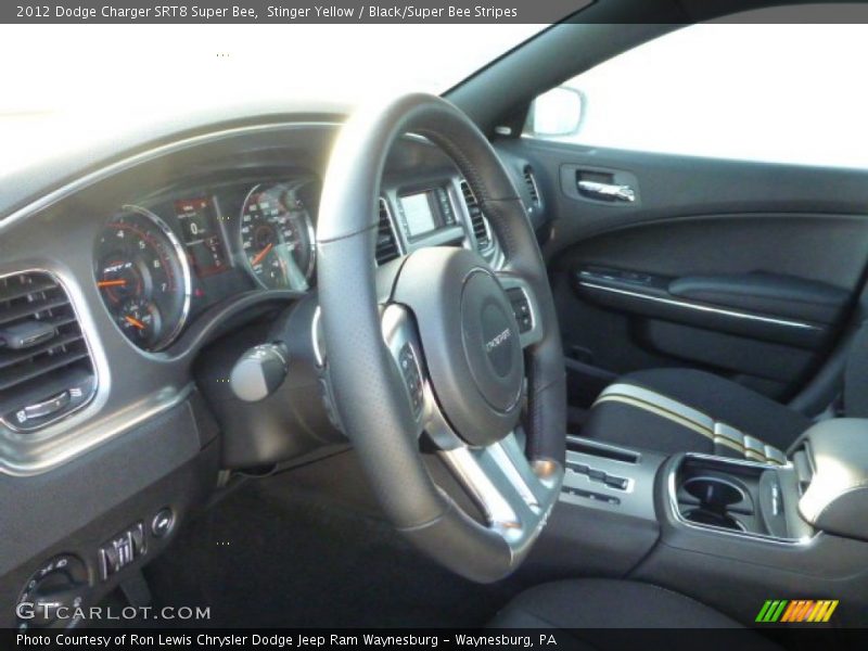 Stinger Yellow / Black/Super Bee Stripes 2012 Dodge Charger SRT8 Super Bee