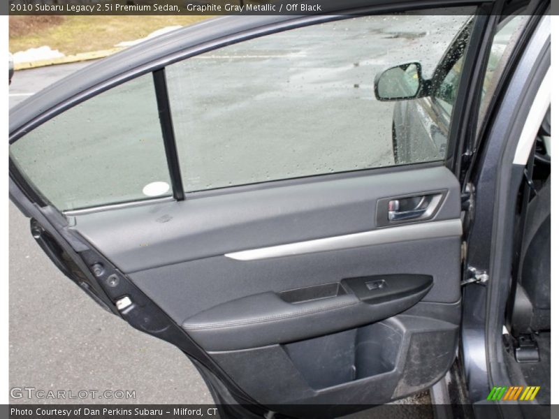 Graphite Gray Metallic / Off Black 2010 Subaru Legacy 2.5i Premium Sedan