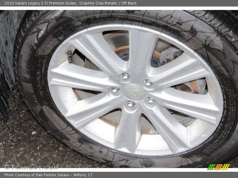Graphite Gray Metallic / Off Black 2010 Subaru Legacy 2.5i Premium Sedan