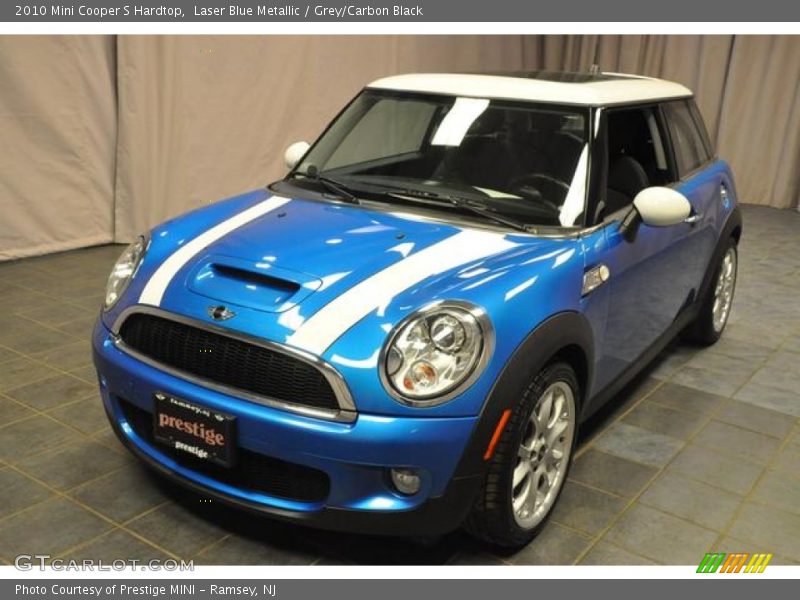 Laser Blue Metallic / Grey/Carbon Black 2010 Mini Cooper S Hardtop