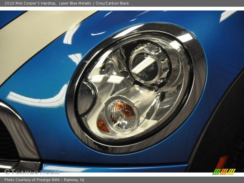 Laser Blue Metallic / Grey/Carbon Black 2010 Mini Cooper S Hardtop