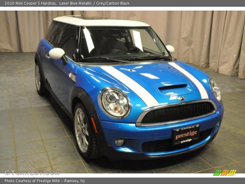 Laser Blue Metallic / Grey/Carbon Black 2010 Mini Cooper S Hardtop