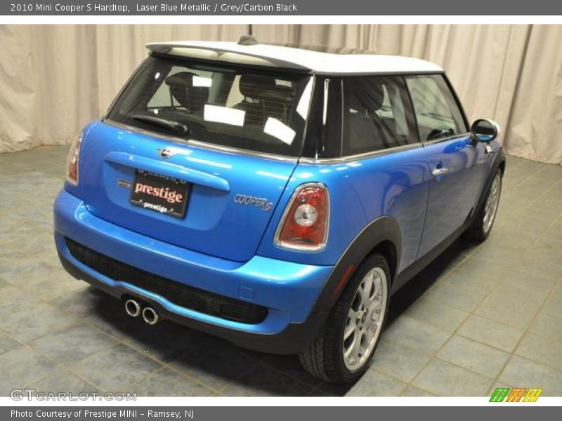 Laser Blue Metallic / Grey/Carbon Black 2010 Mini Cooper S Hardtop