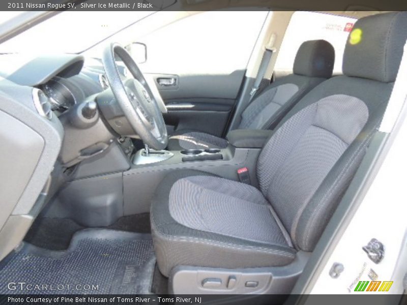 Silver Ice Metallic / Black 2011 Nissan Rogue SV