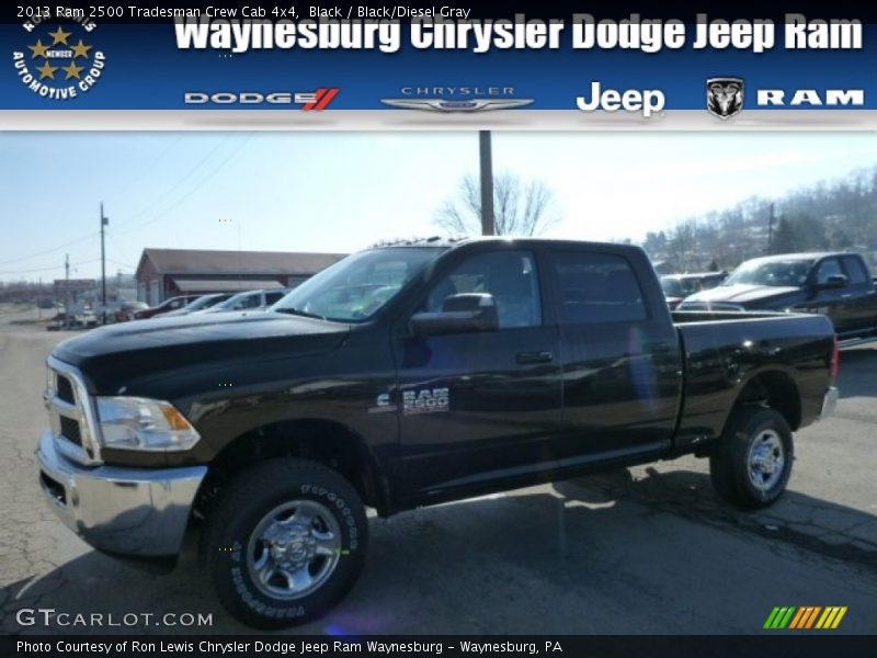 Black / Black/Diesel Gray 2013 Ram 2500 Tradesman Crew Cab 4x4
