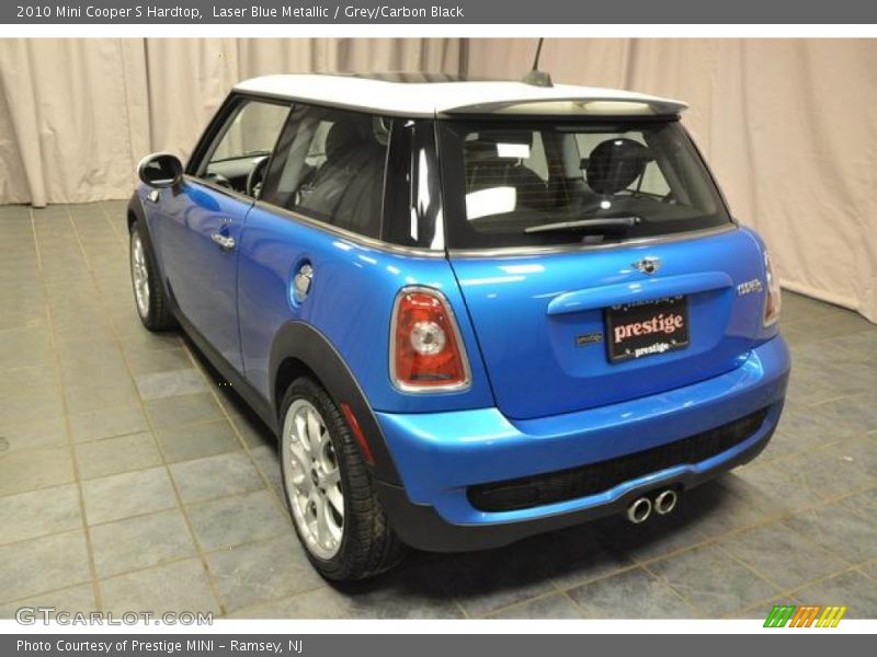 Laser Blue Metallic / Grey/Carbon Black 2010 Mini Cooper S Hardtop