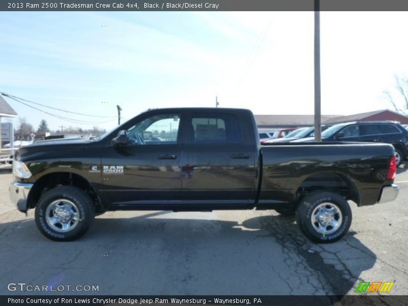 Black / Black/Diesel Gray 2013 Ram 2500 Tradesman Crew Cab 4x4