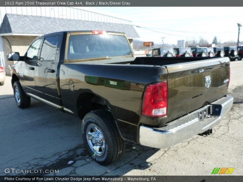 Black / Black/Diesel Gray 2013 Ram 2500 Tradesman Crew Cab 4x4