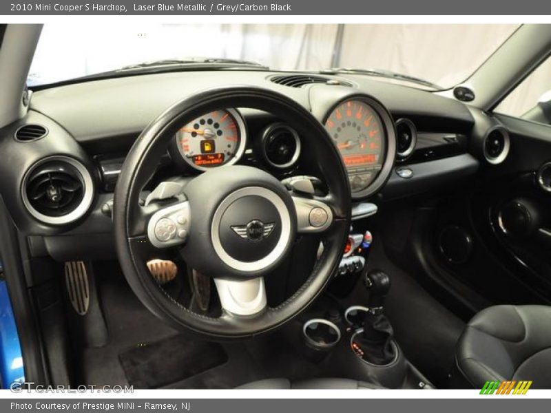 Laser Blue Metallic / Grey/Carbon Black 2010 Mini Cooper S Hardtop
